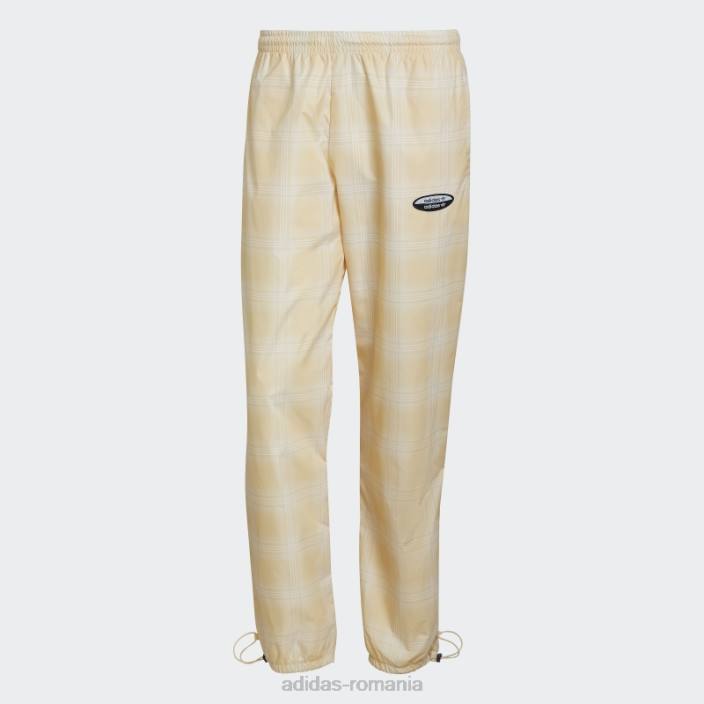 Adidas r.y.v. pantaloni de trening țesut multicolor bărbați tentă multicoloră/portocalie 2JBN15127
