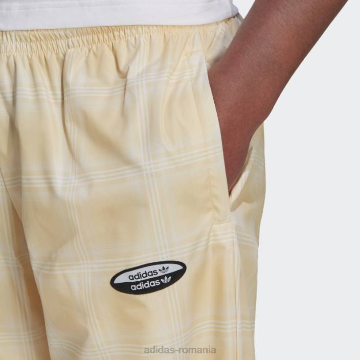 Adidas r.y.v. pantaloni de trening țesut multicolor bărbați tentă multicoloră/portocalie 2JBN15127
