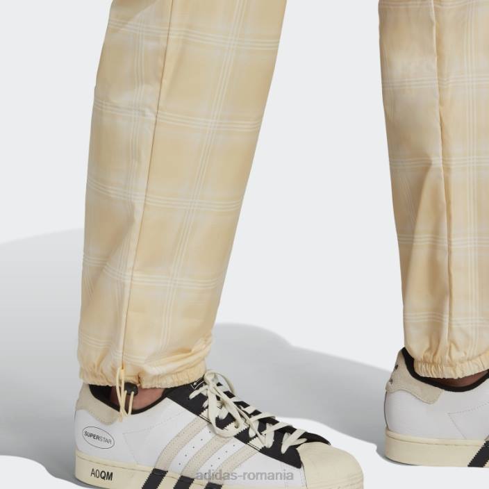 Adidas r.y.v. pantaloni de trening țesut multicolor bărbați tentă multicoloră/portocalie 2JBN15127