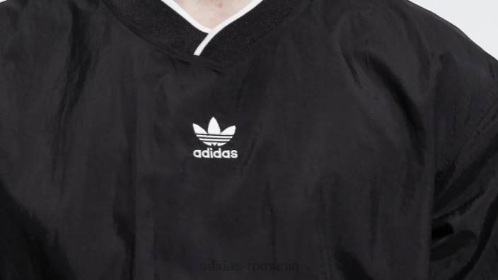 Adidas rekive țesut top cu mânecă lungă negru fashion bărbați alb negru 2JBN5702