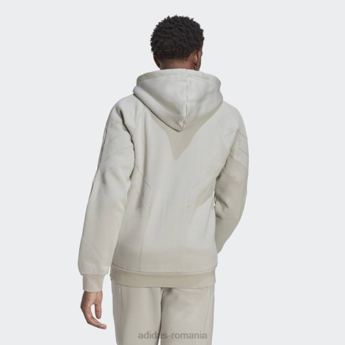 Adidas rekive hanorac cu fermoar complet metal gri fashion bărbați gri metal 2JBN14855