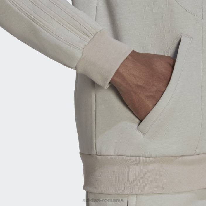 Adidas rekive hanorac cu fermoar complet metal gri fashion bărbați gri metal 2JBN14855