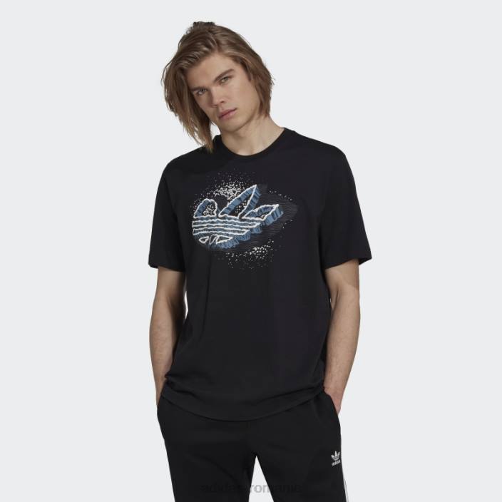 Adidas rekive speed trefoil tricou grafic fashion negru bărbați negru 2JBN15029