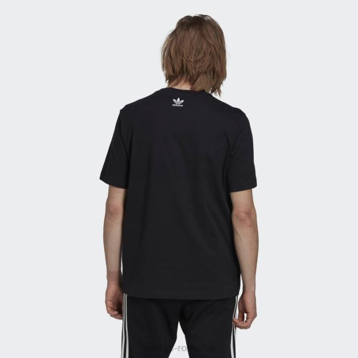 Adidas rekive speed trefoil tricou grafic fashion negru bărbați negru 2JBN15029