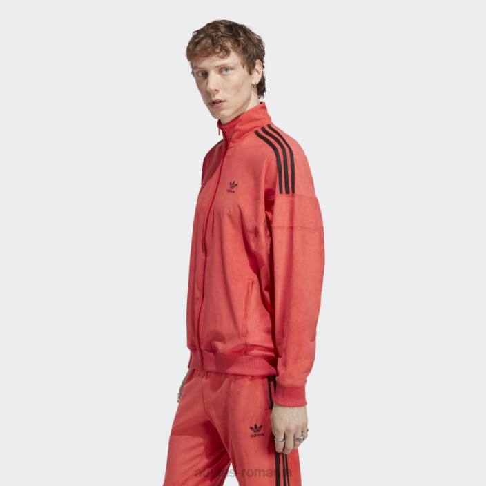 Adidas roșu adicolor classics jachetă de sport de pluș bărbați roșu 2JBN7186