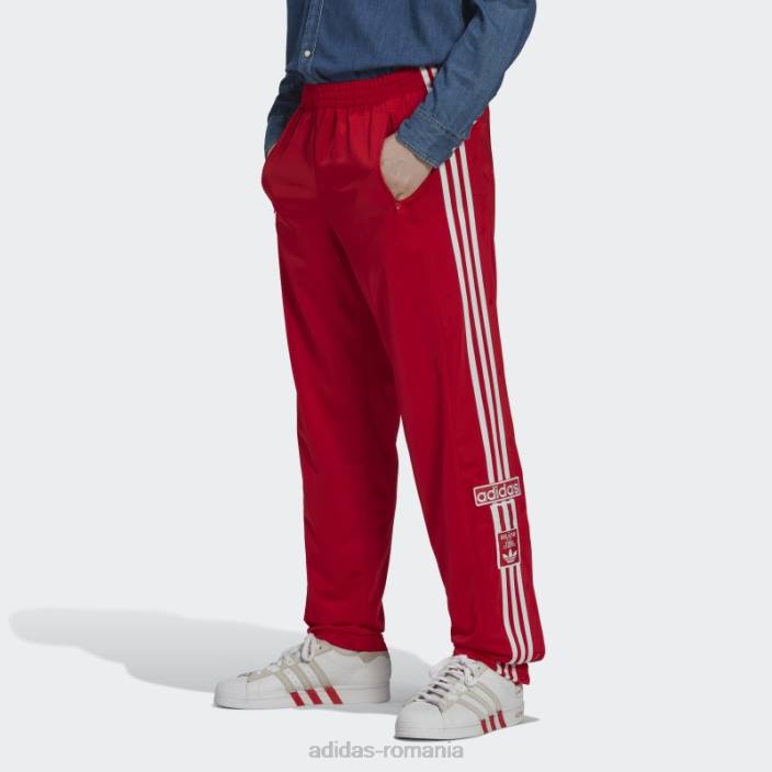 Adidas rosu adicolor classics adibreak pantaloni adidas bărbați roșu 2JBN6663