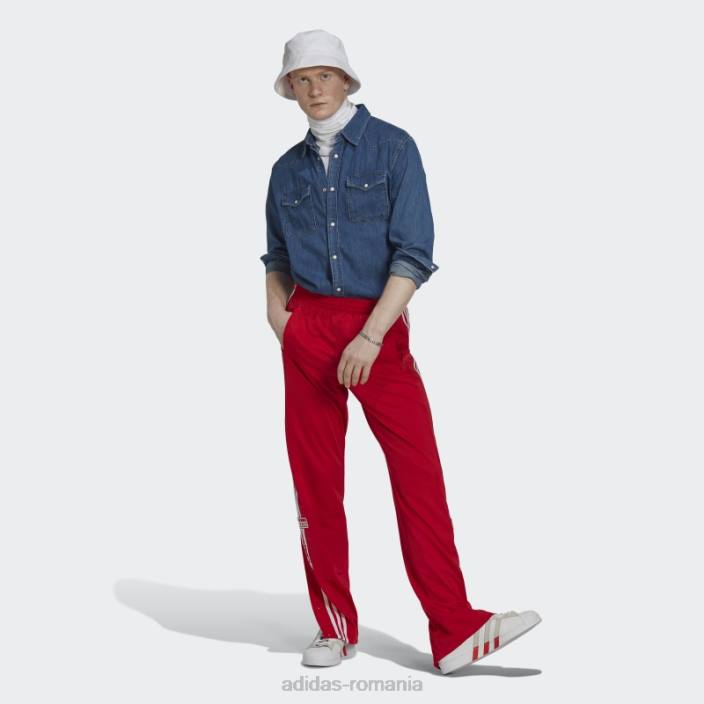 Adidas rosu adicolor classics adibreak pantaloni adidas bărbați roșu 2JBN6663