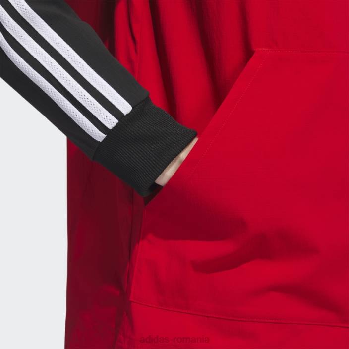 Adidas sacou țesut stacojiu bărbați stacojiu/negru 2JBN5264