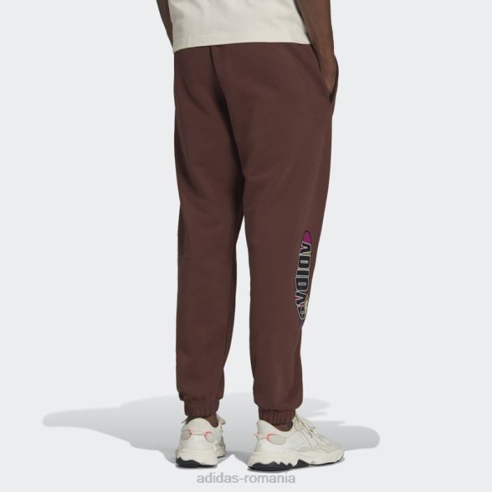Adidas trefoil a33 joggers auburn bărbați castaniu 2JBN15122