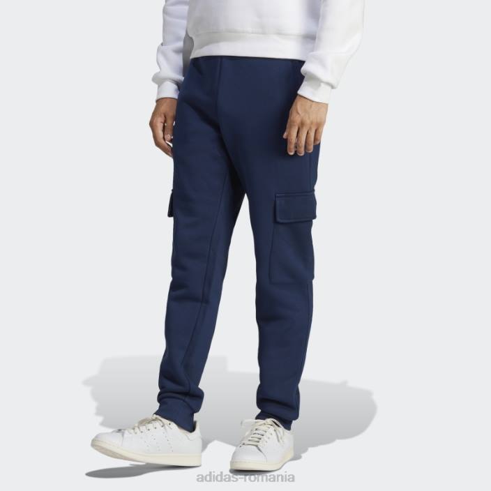 Adidas trefoil essentials pantaloni cargo night indigo bărbați indigo de noapte 2JBN5491