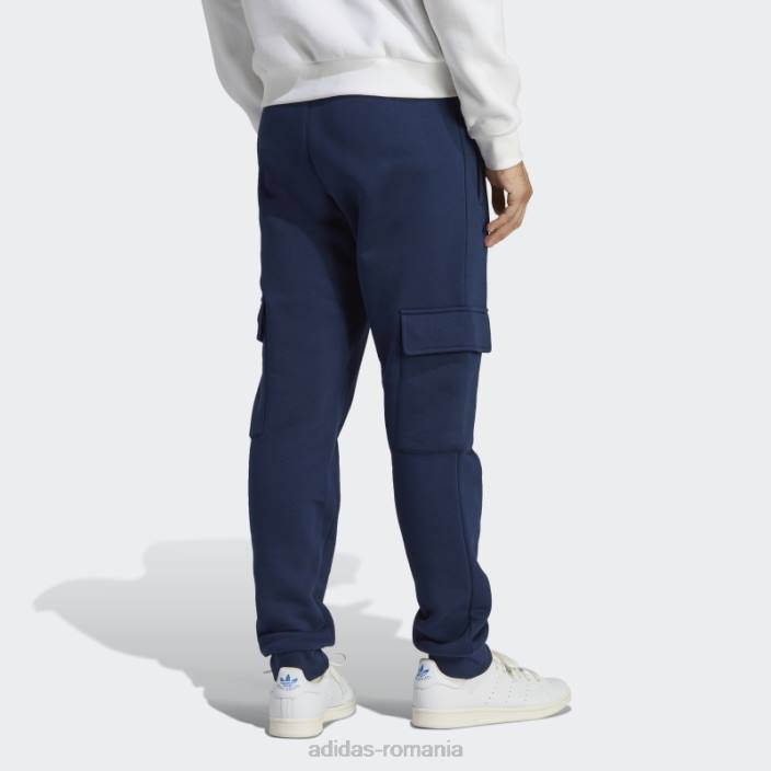 Adidas trefoil essentials pantaloni cargo night indigo bărbați indigo de noapte 2JBN5491