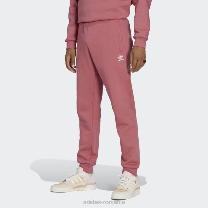 Adidas trefoil essentials pantaloni de jogging roz adidas bărbați roz 2JBN13446