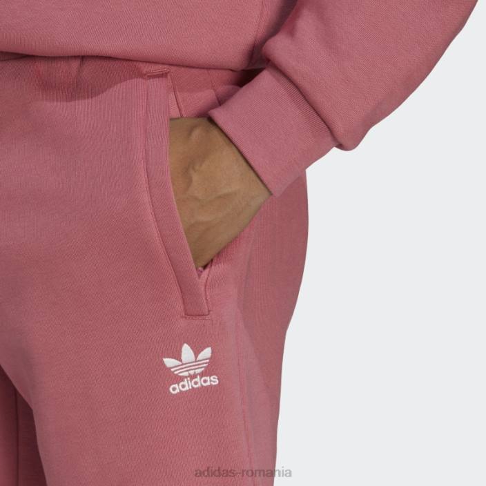 Adidas trefoil essentials pantaloni de jogging roz adidas bărbați roz 2JBN13446
