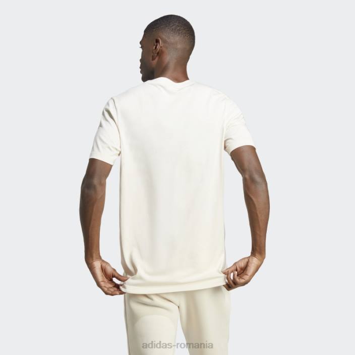 Adidas trefoil essentials tricou alb fashion bărbați alb 2JBN13165
