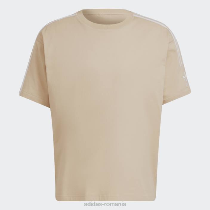 Adidas tricou adicolor bej parley (neutru de gen) bărbați bej 2JBN7264