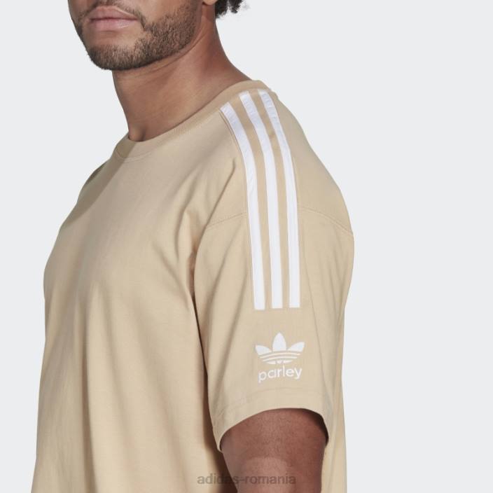Adidas tricou adicolor bej parley (neutru de gen) bărbați bej 2JBN7264