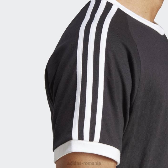 Adidas tricou adicolor clasics cu 3 dungi negru adidas bărbați negru 2JBN14466