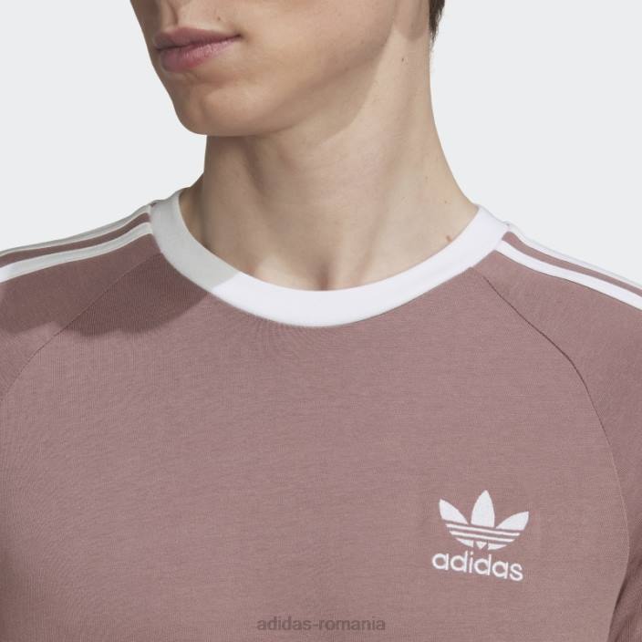 Adidas tricou adicolor clasics cu 3 dungi violet adidas bărbați Violet 2JBN7092