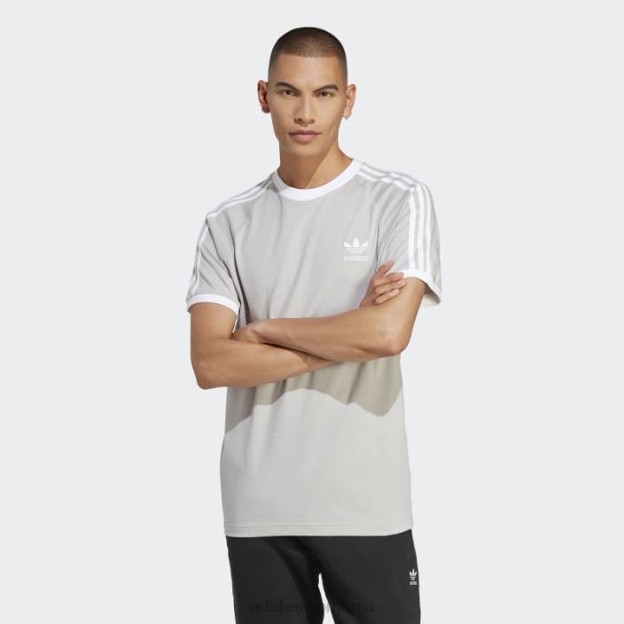 Adidas tricou adicolor classics cu 3 dungi gri bărbați gri 2JBN13189