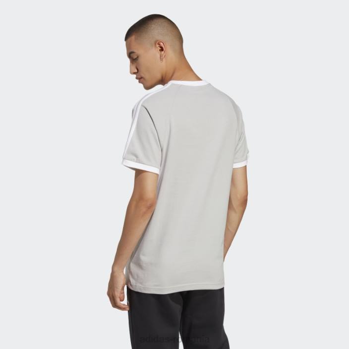 Adidas tricou adicolor classics cu 3 dungi gri bărbați gri 2JBN13189