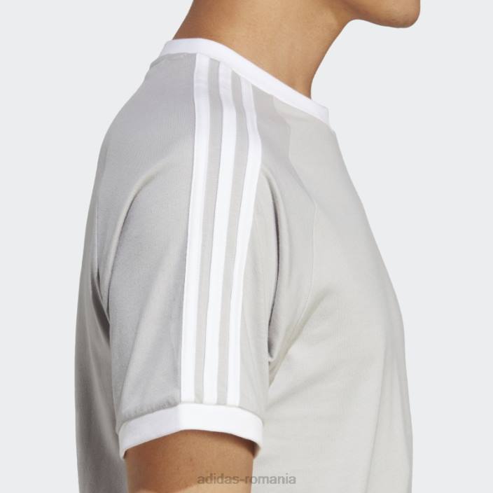 Adidas tricou adicolor classics cu 3 dungi gri bărbați gri 2JBN13189