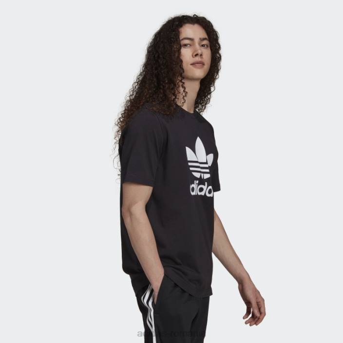 Adidas tricou adicolor classics trefoil alb bărbați alb negru 2JBN1284