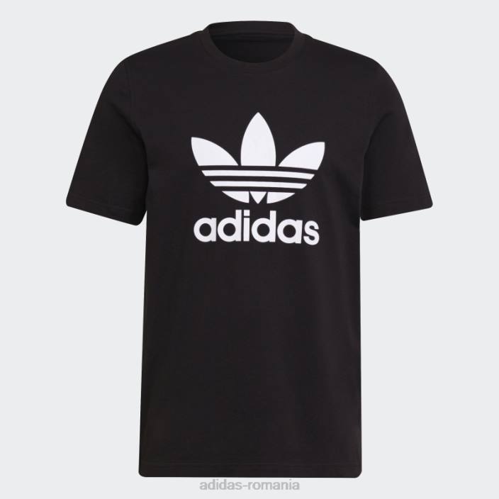 Adidas tricou adicolor classics trefoil alb bărbați alb negru 2JBN1284