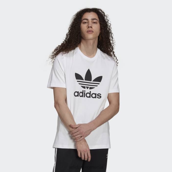Adidas tricou adicolor classics trefoil negru bărbați alb negru 2JBN6853