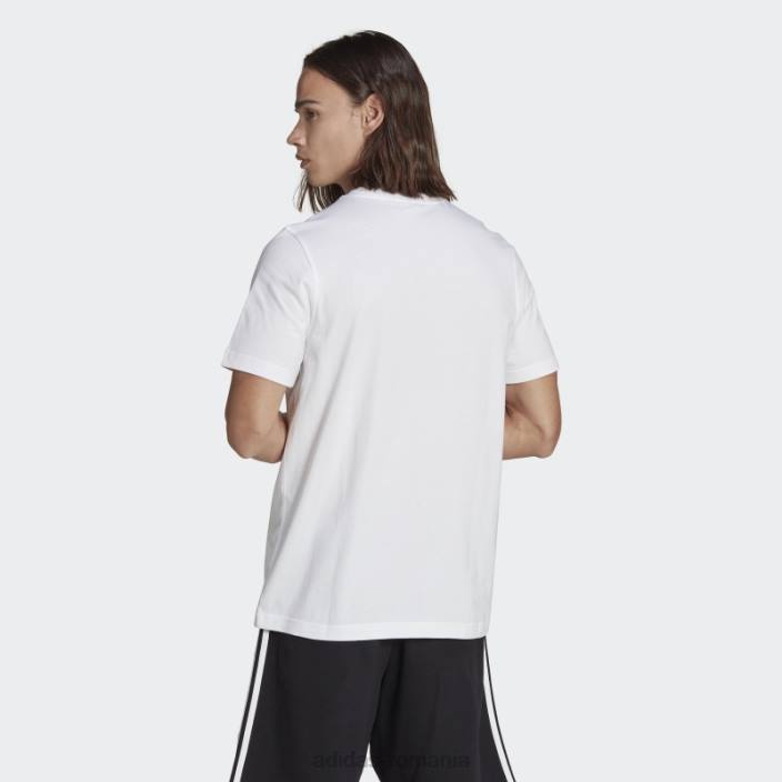 Adidas tricou adicolor classics trefoil roșu bărbați alb roșu 2JBN6187