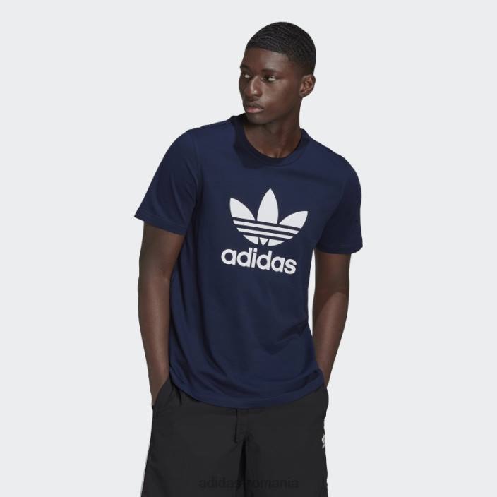 Adidas tricou adicolor night indigo classics trefoil bărbați indigo de noapte 2JBN1330