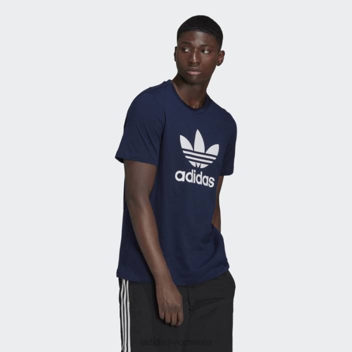 Adidas tricou adicolor night indigo classics trefoil bărbați indigo de noapte 2JBN1330