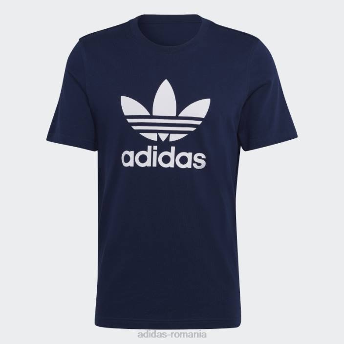 Adidas tricou adicolor night indigo classics trefoil bărbați indigo de noapte 2JBN1330