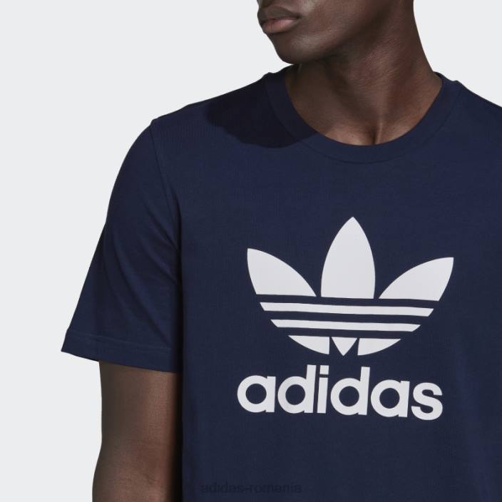 Adidas tricou adicolor night indigo classics trefoil bărbați indigo de noapte 2JBN1330
