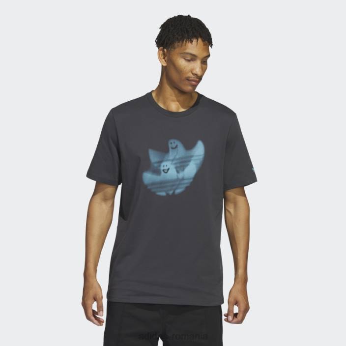 Adidas tricou adidas cu grafic shmoofoil bărbați carbon/albastru 2JBN13209