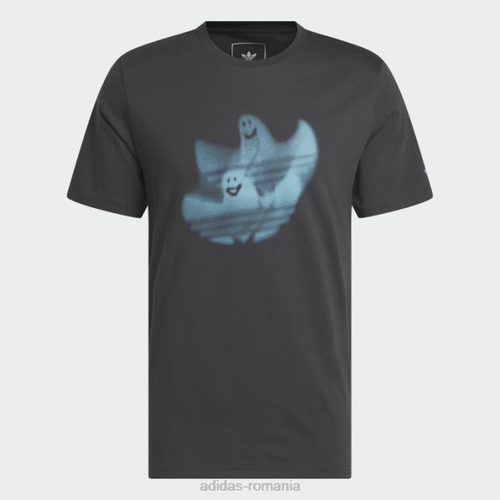 Adidas tricou adidas cu grafic shmoofoil bărbați carbon/albastru 2JBN13209