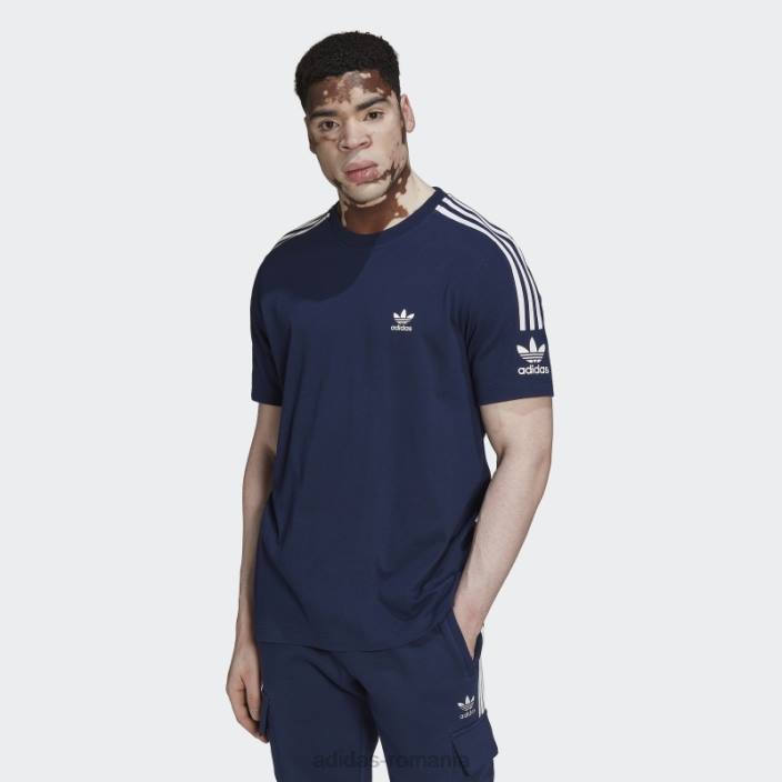 Adidas tricou adidas indigo de noapte bărbați noapte indigo/alb 2JBN6525