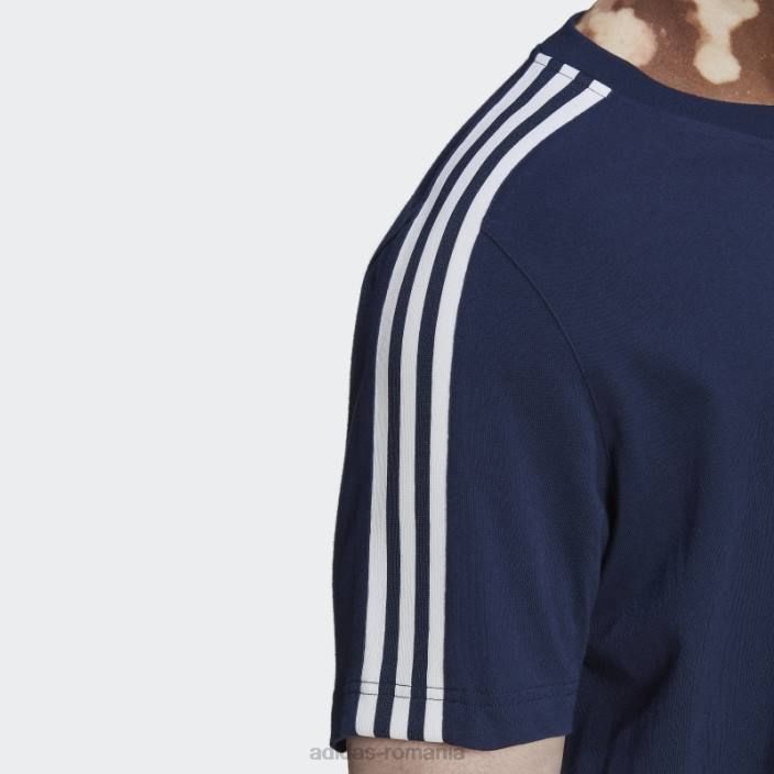 Adidas tricou adidas indigo de noapte bărbați noapte indigo/alb 2JBN6525