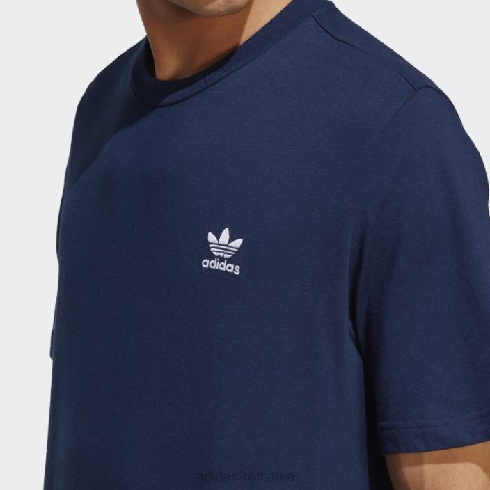 Adidas tricou adidas indigo trefoil essentials bărbați indigo de noapte 2JBN1137
