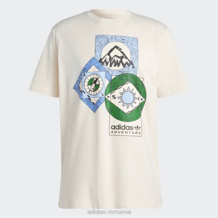 Adidas tricou adventure fc fashion white bărbați alb 2JBN794