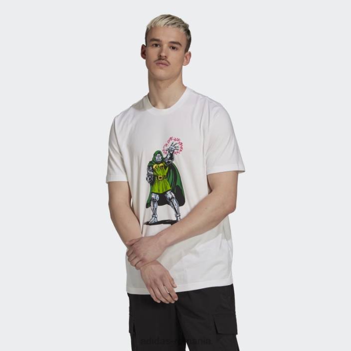 Adidas tricou alb cu grafic Disney bărbați alb 2JBN1504