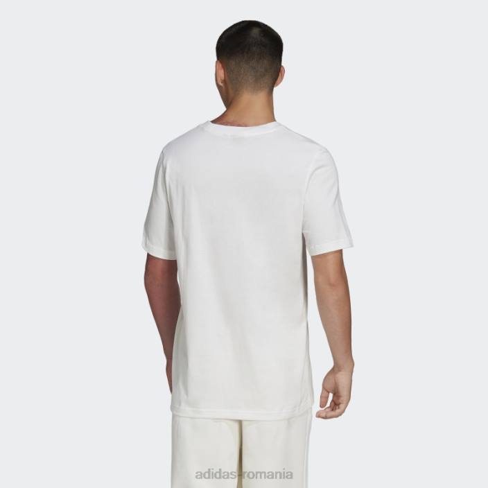 Adidas tricou alb cu pește însuflețit cu grafic adidas bărbați alb 2JBN14727