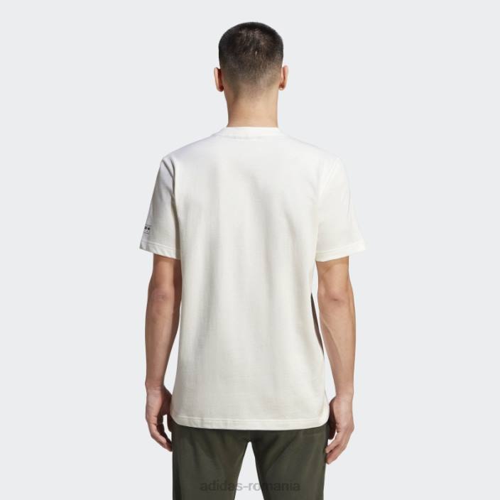 Adidas tricou alb egerton bărbați alb 2JBN7547