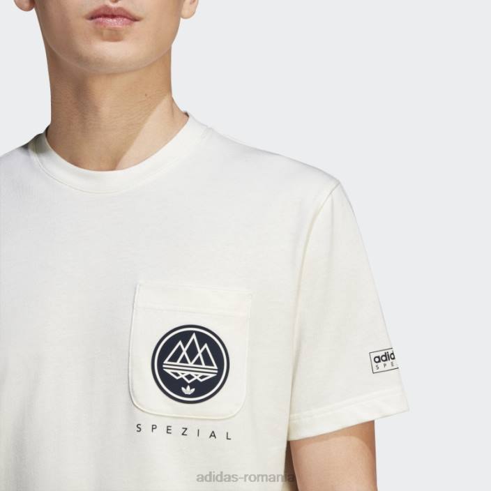 Adidas tricou alb egerton bărbați alb 2JBN7547