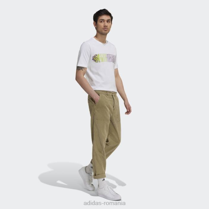 Adidas tricou alb fashion x paris baschet paris pour paris bărbați alb 2JBN15093