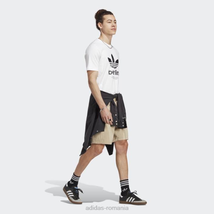 Adidas tricou alb icone berlin city originals adidas bărbați alb 2JBN13599