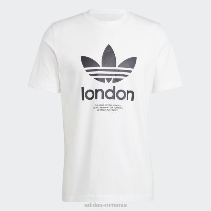 Adidas tricou alb icone london city originals bărbați alb 2JBN13252