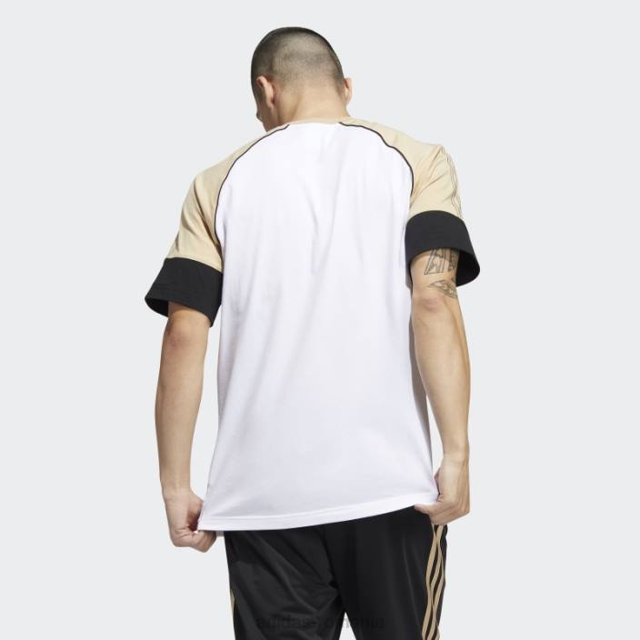 Adidas tricou alb sst adidas bărbați alb/bej/negru 2JBN15135