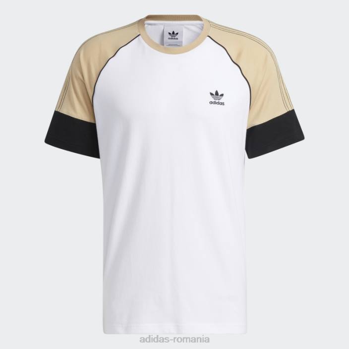 Adidas tricou alb sst adidas bărbați alb/bej/negru 2JBN15135