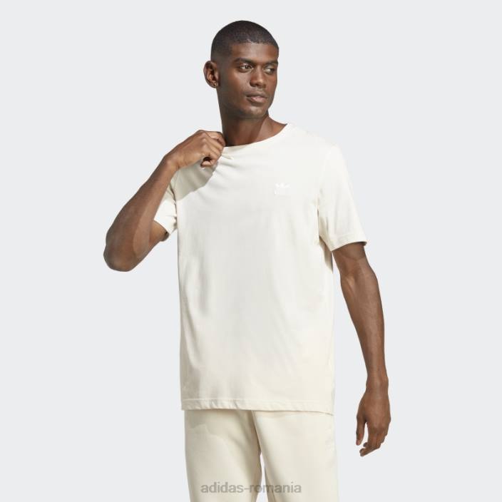 Adidas tricou alb trefoil essentials bărbați alb 2JBN5350