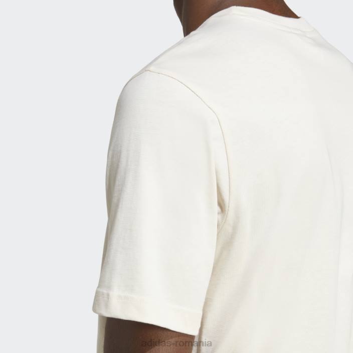 Adidas tricou alb trefoil essentials bărbați alb 2JBN5350